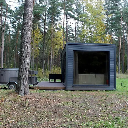 Minimaja Saunaga Vaatega Maennimetsale * Syytme